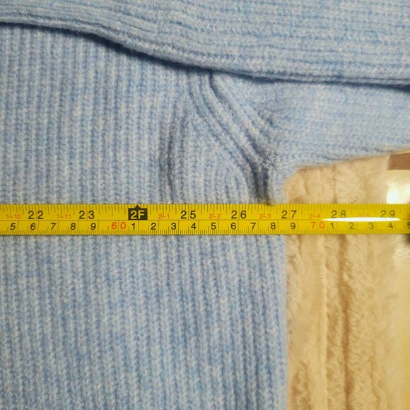NWT Ava & Viv Women's Light Blue V-Neck Pullover Long Sleeve Sweater - Size 2X - Picture 7 of 12